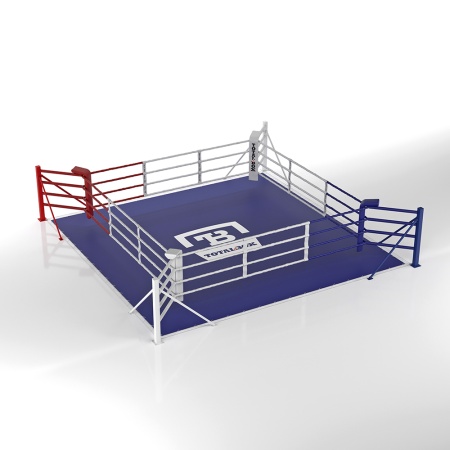 Купить Ринг боксерский напольный Totalbox на упорах 4х4м в Усть-Джегуте 